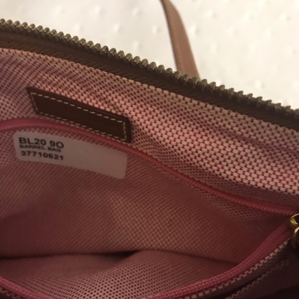 Rooney & Bourke Shoulder Bag Pink and White - Picture 4 of 5